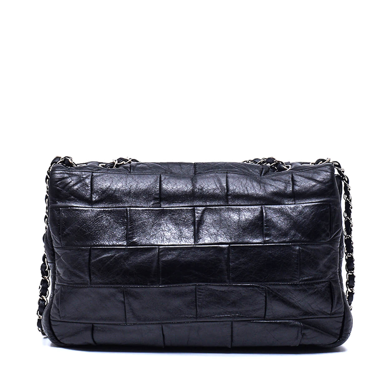 Chanel - Black Lambskin Patchwork Leather Reissue  Single Flap Bag 